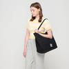 Canvas Pocket Tote Shoulder Bag (Black)