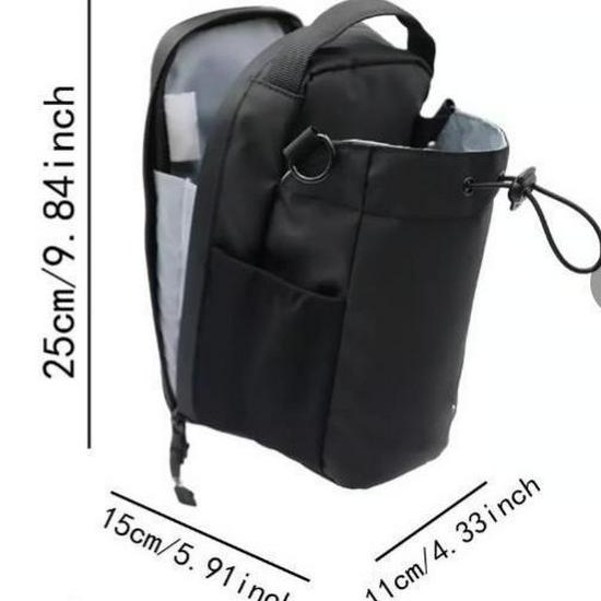 Magnetic Crossbody Sports Bag with Water Bottle Holder - Large Capacity for Men