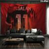 Mohamed Salah Wall Tapestry, Aesthetic Printed Fabric Blanket, Suitable for Bedroom, Living Room, and Home Decor.