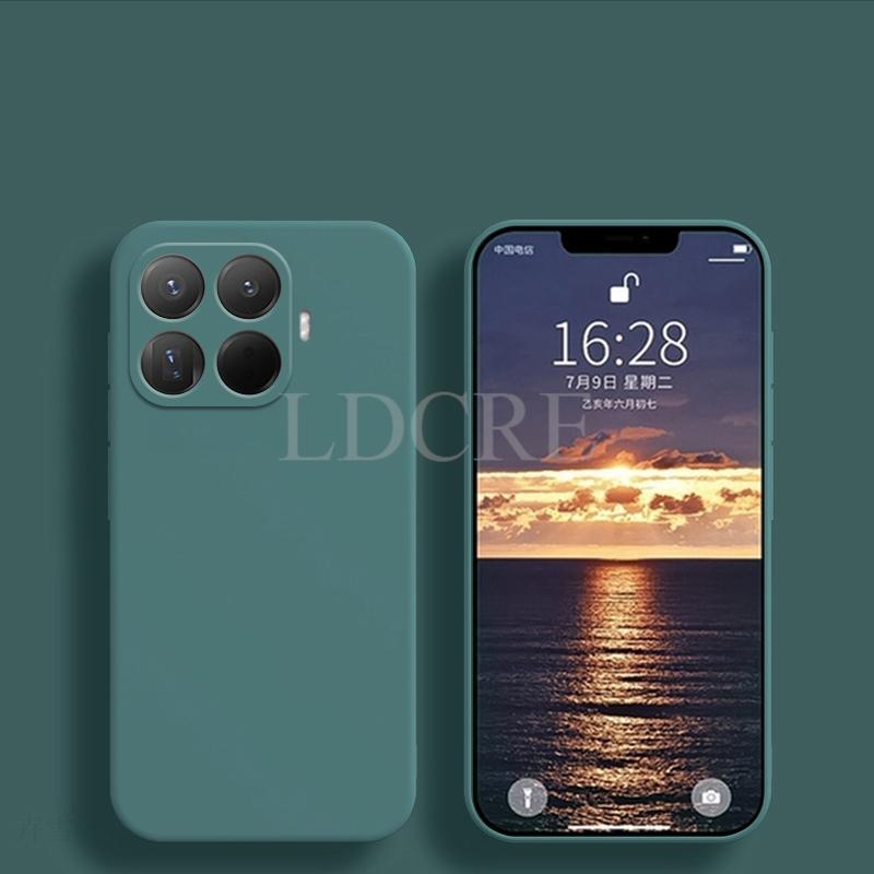 For Xiaomi 15T Pro Case Liquid Silicone Cover Xiaomi 15T Pro Case TPU Plain Rubber Phone Protector Case Xiaomi 15T Pro Cover