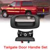 Rear Tailgate Door Handle Set Bezel Assembly For GMC Sierra 2500 1500 3500 Chevy Silverado 15997911 15228539 15228541 15228540