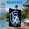 Underwater Adventure Robot Beach Towel, Super Soft Microfiber, Perfect Gift for Her/Him, Birthday, for Pool, Beach, Travel, Decor Beach Party