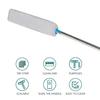 Dust Brush with Washable Cloth Long Rod Feather Cleaner Adjustable Handle Gap Dust Removal Brush Retractable Dust Collector