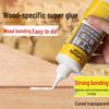 Woodworking Adhesive: White Latex Glue for Solid Wood Furniture, Table and Chair Repair, and Floor Cracks.