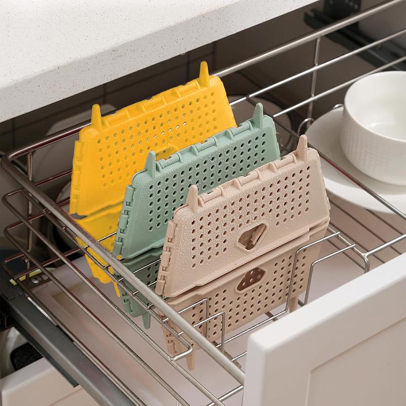 Thickened Collapsible Multifunctional Strainers And Colander For Kitchen, Wash Foldable Storage Drain Basket For Pasta