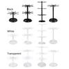 Multi-layer Keychain Hanging Rack Acrylic Material Adjustable Tiers Storage Rack Spinner Display DIY Organizer Jewelry Stand