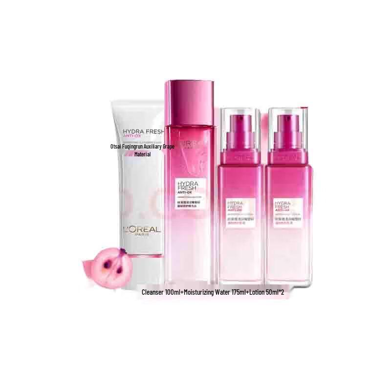 

L Oréal Grape Seed Hydrating Skincare Set