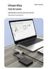 RJ45 + USB 2.0 Hub Network Card with Gigabit Support