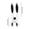 Bunny Wreath Attachment Bunny Butt with Ears Hangable Easter Front Door Wreath Attachment for Spring Holiday Party Indoor