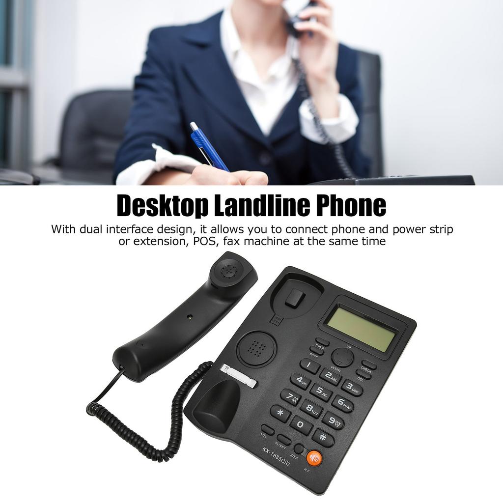 Corded Phone with Caller ID Speed     Function Desktop Landline Phone Hands   Calling Telephone Landline for Hotel
