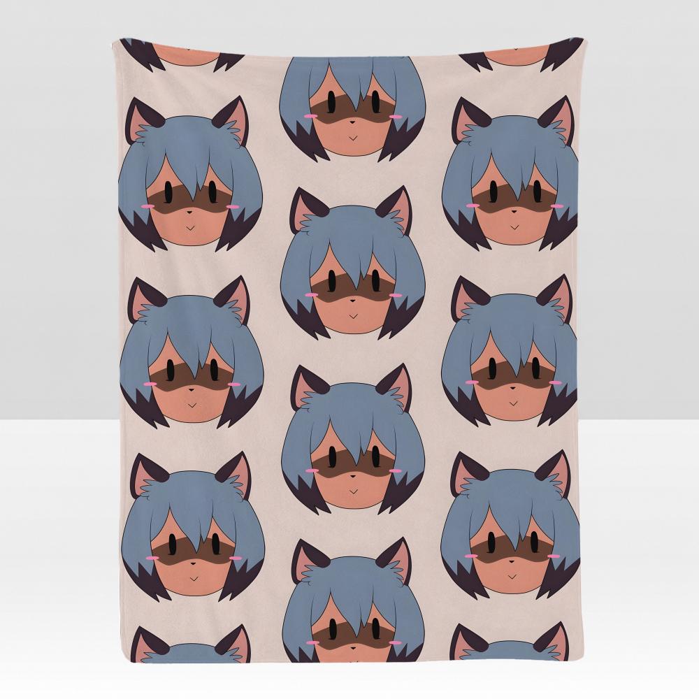 anime BBNA Animation Throw Soft Flannel Blanket for Bed Bedroom Sofa Picnic Throw Skinfriendly Breathable Gift Cover