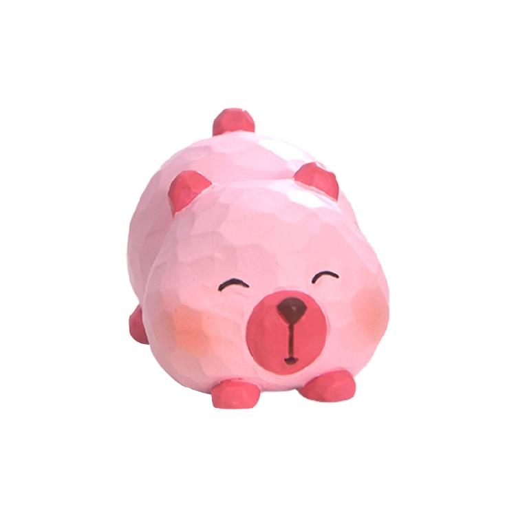 Colorful Capybaras Collectible Figurine Fun and Cute Decoration for Home or Workspaces