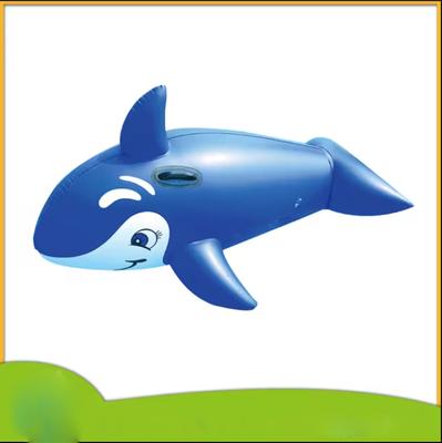 Parque Acuático Flotador Piscina Inflable Tiburón Ballena Negro Grande Flotador Inflable Asiento de Piscina de Playa de Verano