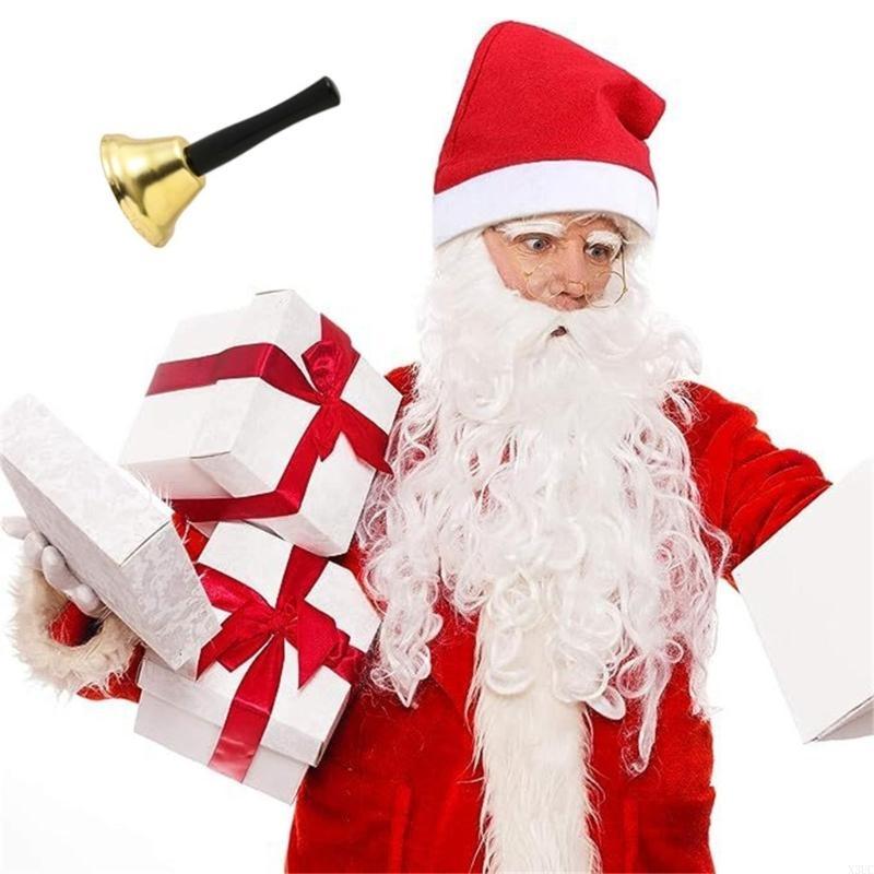 5Pcs/set Santa Clause Cosplay Costume Christmas Party New Year Role Play Suits X3UC CN