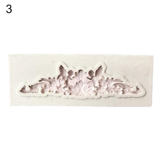 Blumen Spitze Silikon Kuchenform Schokolade Fondant Gebäck Backwerkzeuge Backformen