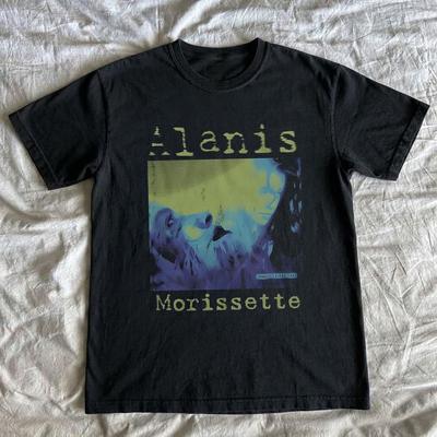 Graphic Tee Alanis Morissette T-Shirt Vintage 90s Retro Rock Unisex Colors