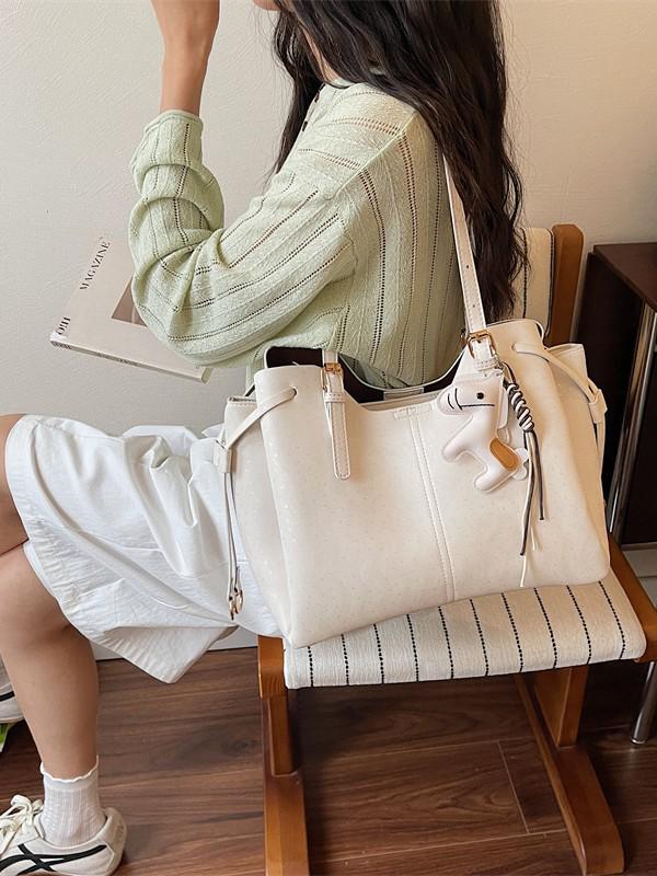 2026 Summer Exquisite Large Capacity Luxury Tote Bag - Stylish Single Shoulder and Hand-Held Design