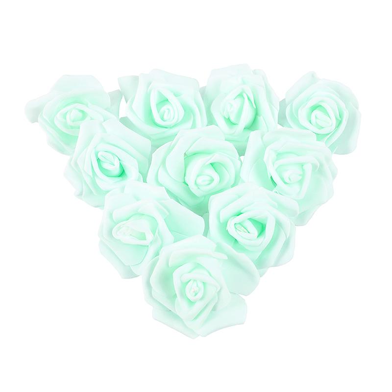 10-30pcs 6.5CM Rose Flower Head Artificial Foam Rose for Wedding Bride Bouquet Home Decoration Birthday Party DIY Gift Crafts