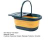 Folding Foot Bath Basin Space-saving Foot Relaxation Tub Massage Foot
