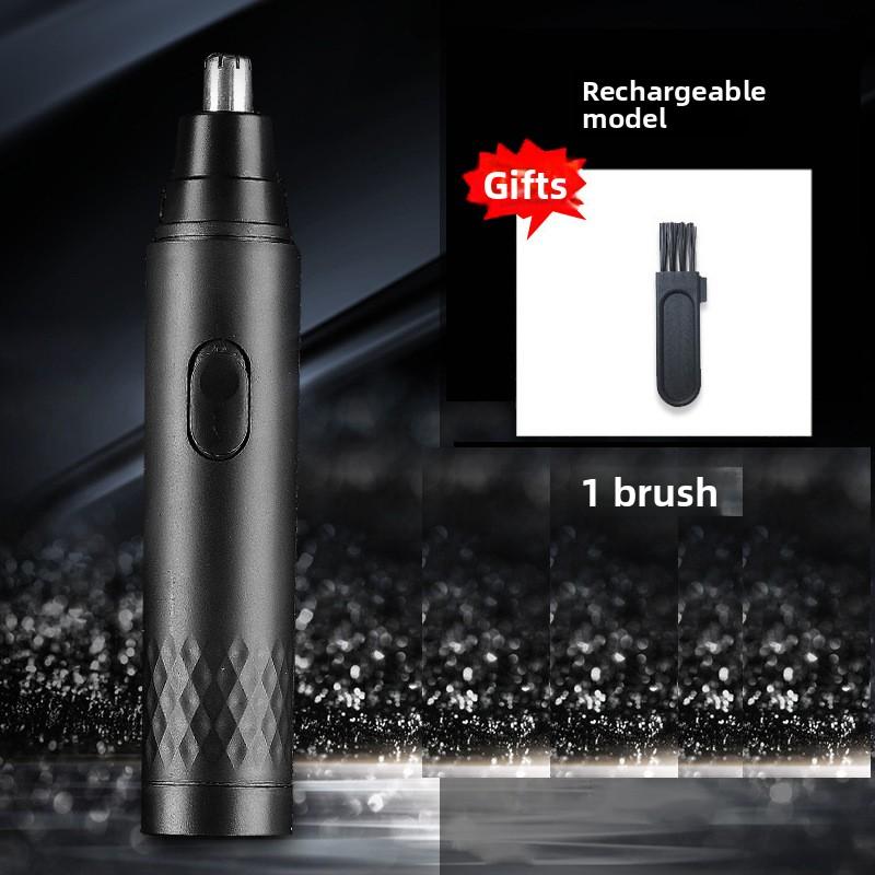 Electric Nose Hair Trimmer, Small Razor, Stainless Steel Head for Women, Waterproof Hand Charging, Hole Plucking Machine