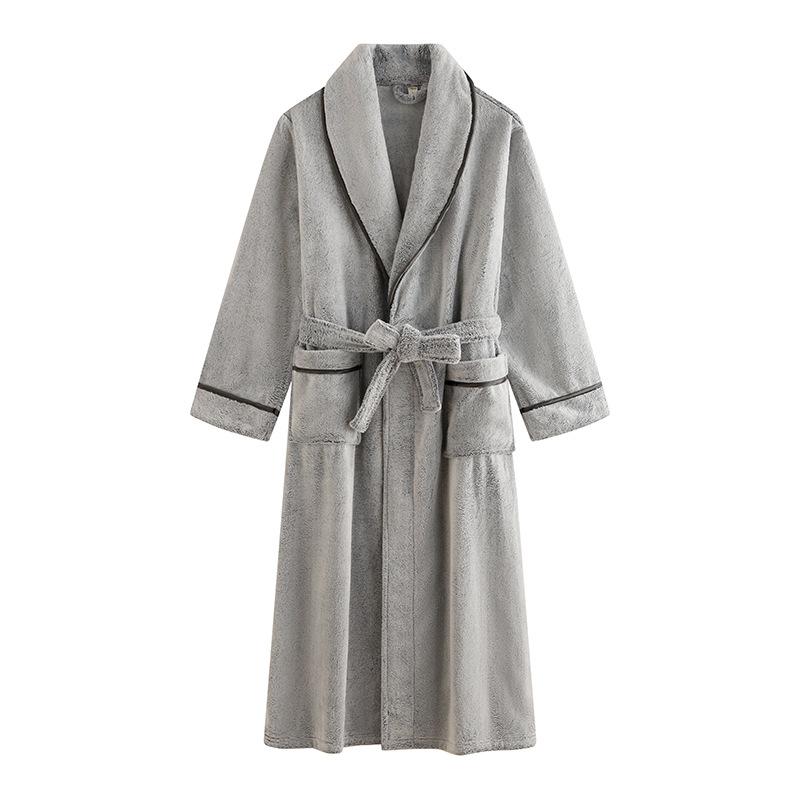 

Мужские халаты с шалевым воротником, махровые плюшевые банные халаты полной длины, мягкий спа-халат для дома с карманами, пушистые спа-халаты, унисекс, зимний уютный теплый спа-халат, длинный халат XL
