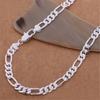 Herren- und Damenmode, schlichter Luxus, versilberter Schmuck, Charm-Kette