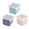 Grand Bac à Glaçons Carrés avec Couvercle Moule en Silicone de Qualité Alimentaire pour Congélateur Démoulage Facile Empilable Machine à Glaçons Essentiel pour Bar à Domicile