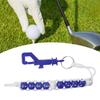Contador de puntuación de golf, contador de golpes de golf, contador de puntuación de putt con clip para árbitros, caddies y golfistas.