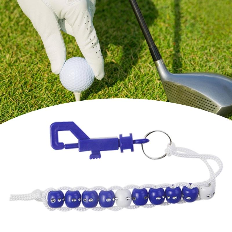 Contador de puntuación de golf, contador de golpes de golf, contador de puntuación de putt con clip para árbitros, caddies y golfistas.