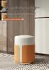 Luxury Round Makeup Stool: Elegant Cushion for Dressing, Coffee Table, or Low Stool