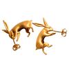Alloy Rabbit Studs Earrings Alloy Zodiacs Animal Jewelry Trendy Accessories For Women Girls Daily Wear