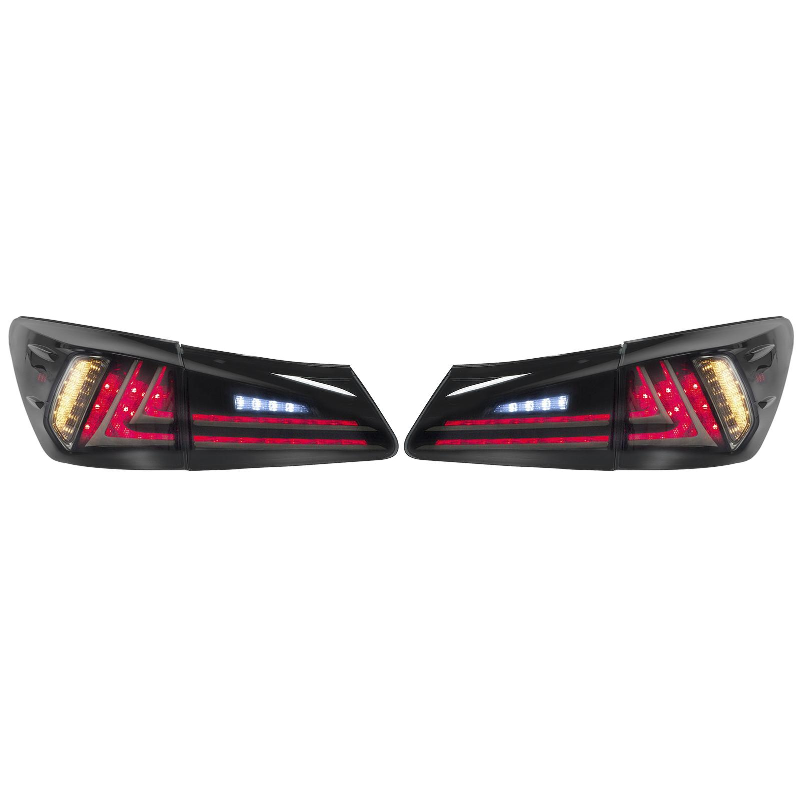 

Full LED Tail Lights Smoked Lens IP67 Proof Fit for IS250 IS350 ISF 2006 2013