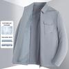 High-End Spring Business Casual Jacket - Turn-Down Collar, Zipper, Lightweight Executive Workwear
