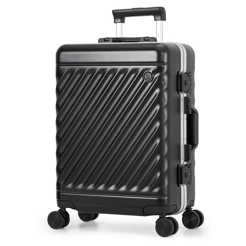 OIWAS Lightweight 24-inch Aluminum Frame Luggage
