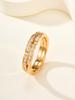 Wide Style Full Diamond Ring for Daily Wear Exquisite Craftsmanship for Men and Women Gifts for Men and Women Birthday Gift