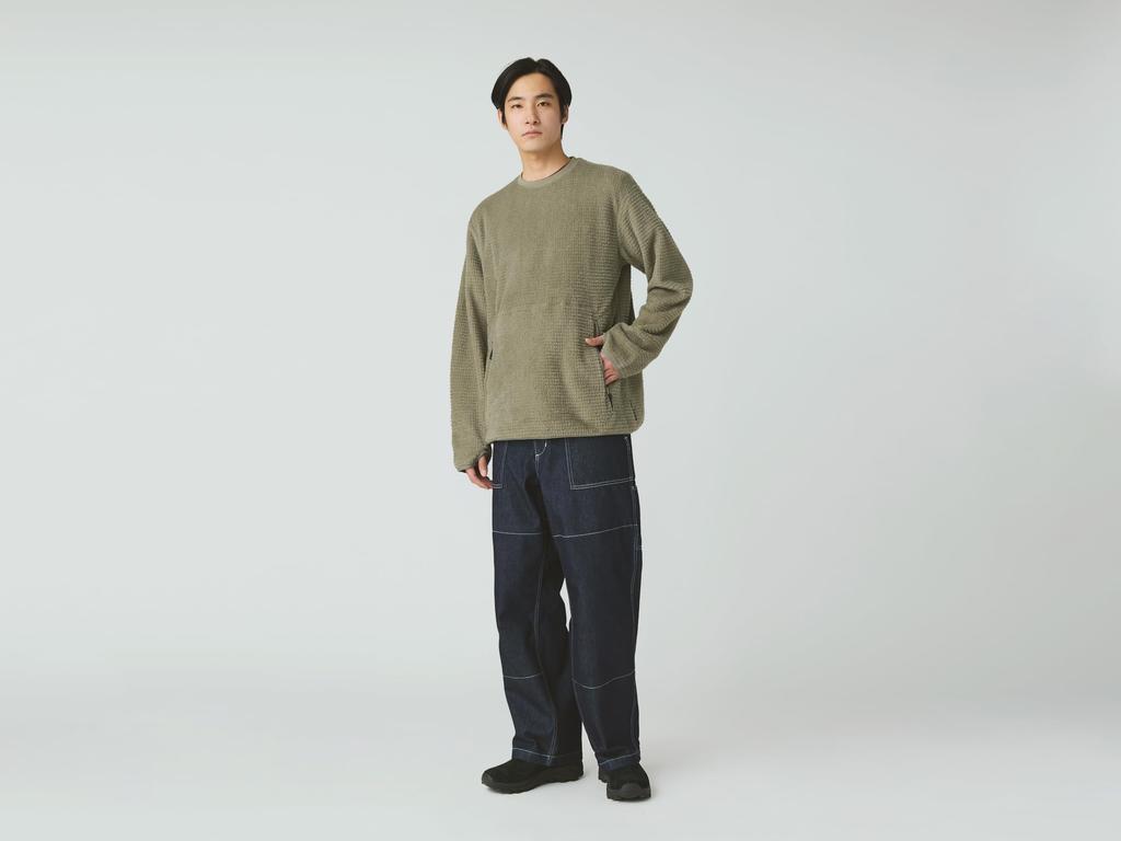 Snow Peak Thermo Control Pullover XL SW-25AU005, Men's/Women's Gray,