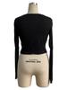 Sexy Chest Hollow Out Mesh Patchwork Long Sleeve Mini T Shirt Slim Top Women Fashion Daily Basic Office Lady Casual Slim Fit Ladies Elegant Top