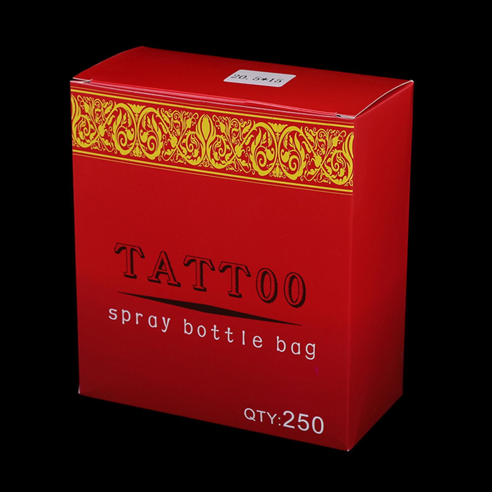 

250 шт. одноразовые сумки для бутылок для мытья татуировок чехлы для чехлов пластиковые принадлежности для перманентного макияжа тела пылезащитные принадлежности для татуировок