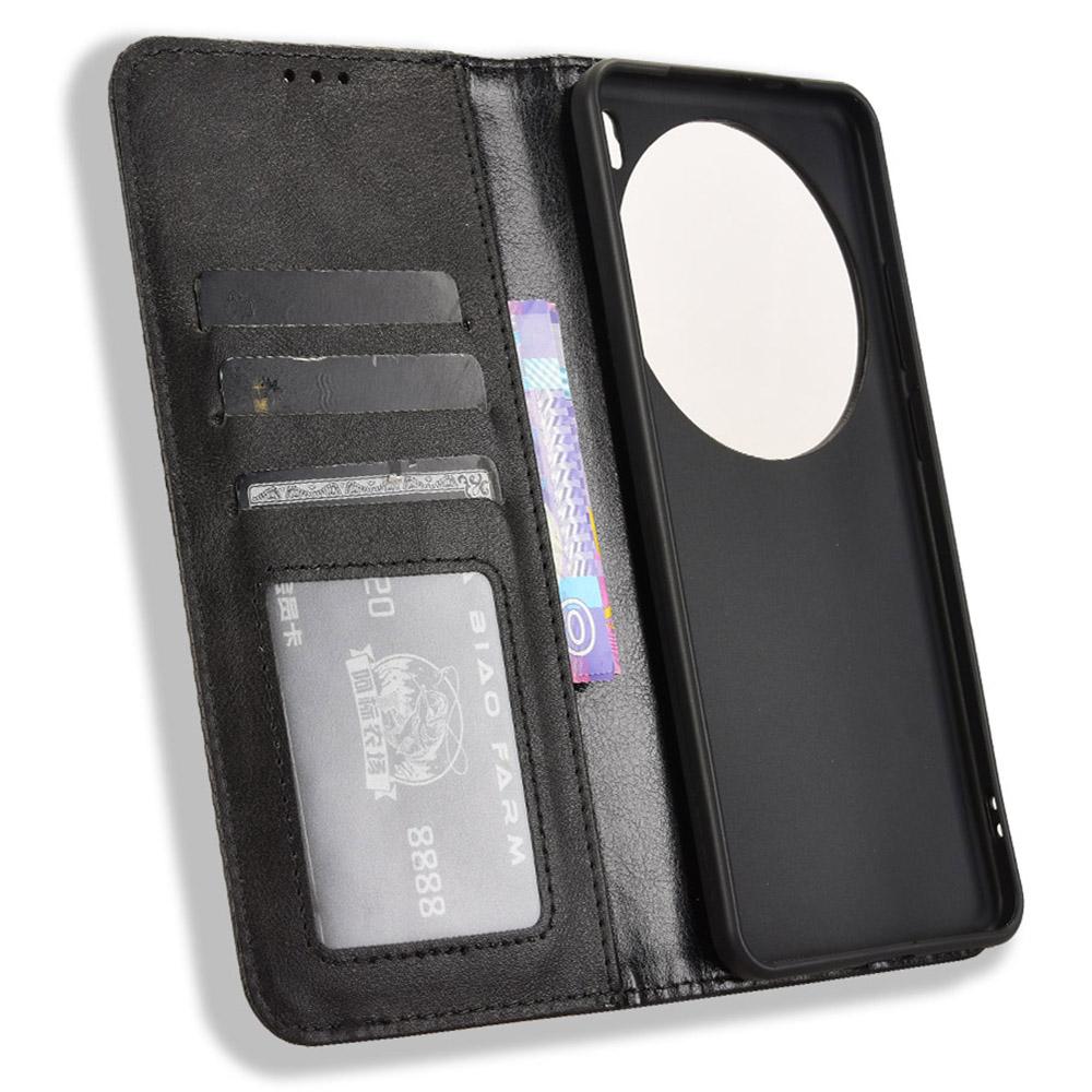 For vivo X200 Pro 5G Leather Case Wallet Stand Retro Texture Phone Cover