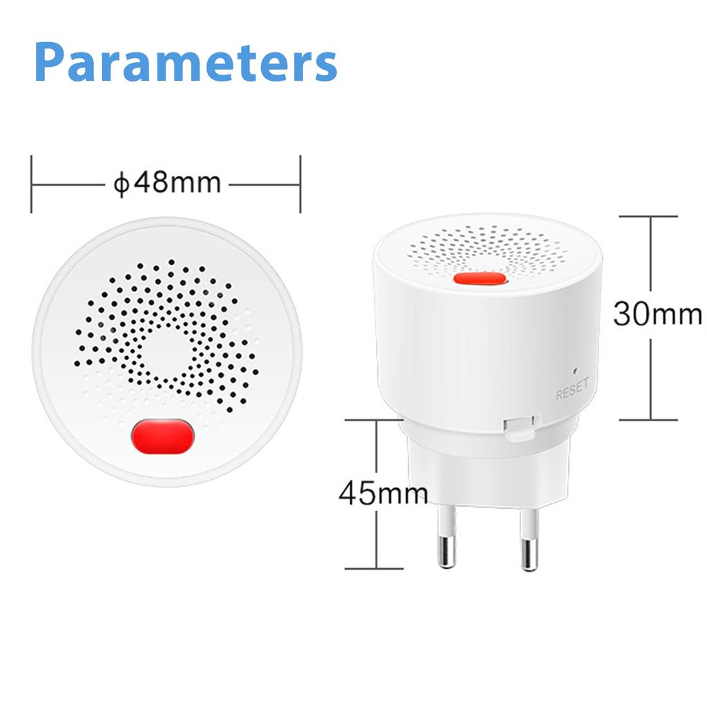 Bseed Zigbee Natural Gas Sensor Combustible Household Smart LPG Gas Alarm Detector Leakage Sensor Fire Safety Smart Home