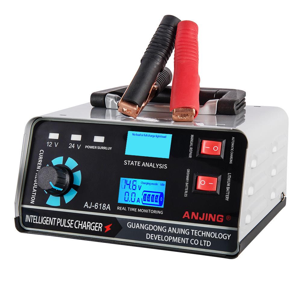 12/24V Smart Pulse Lead-Acid Battery Charger & Repair Machine