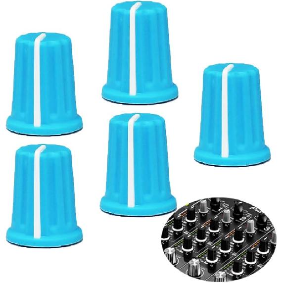 5pcs EQ Rotary Knob Replacement Equalizer Potentiometer Fader Knobs Push Rod Cap for DJ Controller Mixer Console Pioneer DDJ800, DDJ1000, DDJ1000SRT,