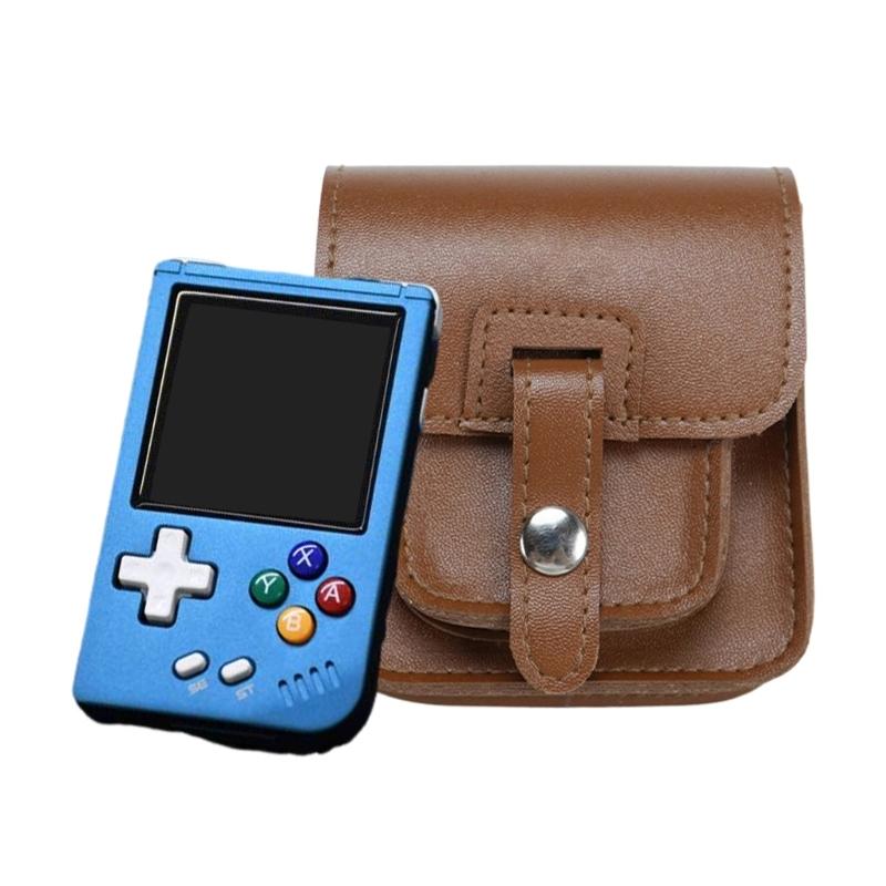 Portable Storage Case Pouch Shockproof Organizers Bag Suitable for RG34XXSP Handheld Console Water Resistant PU Leather