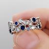 Cao Shi Exquisite Geometric Hollow Round Ring: Simple, Stylish Index Finger Accessory