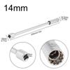 1 peça 14mm 16mm Encaixe de 3/8 de Polegada 12 Polegadas Soquete Magnético para Vela de Ignição Compatível com BMW Nissan Honda Ferramenta de Remoção de Vela de Ignição de Parede de 12 Pontos