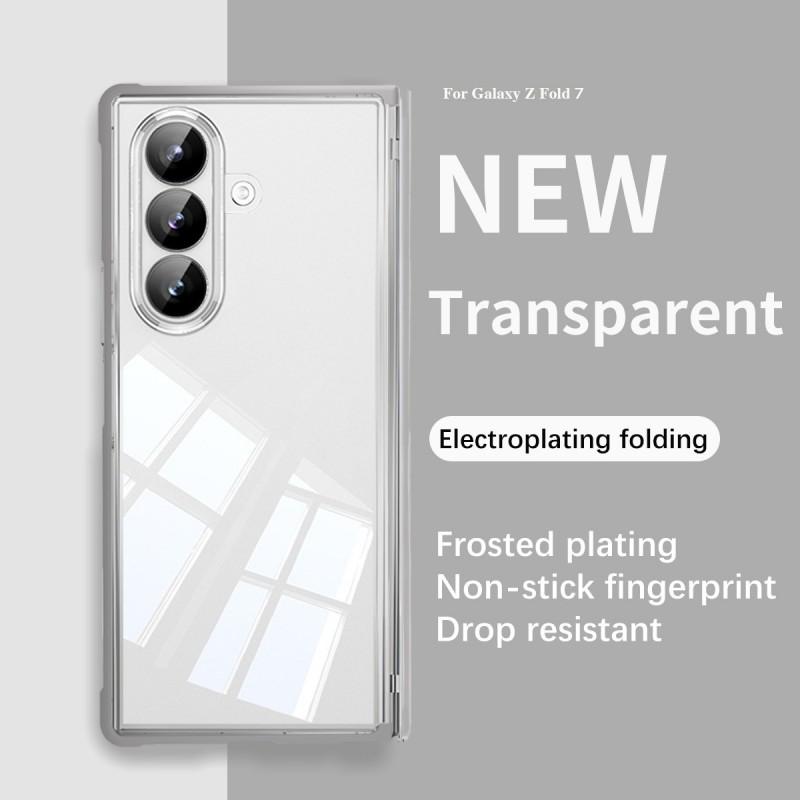 Galaxy Z Fold8 2-in-1 Hard Case With Hinge Cover Screen Protector Electroplated PC Shell Magnetic Anti-Drop