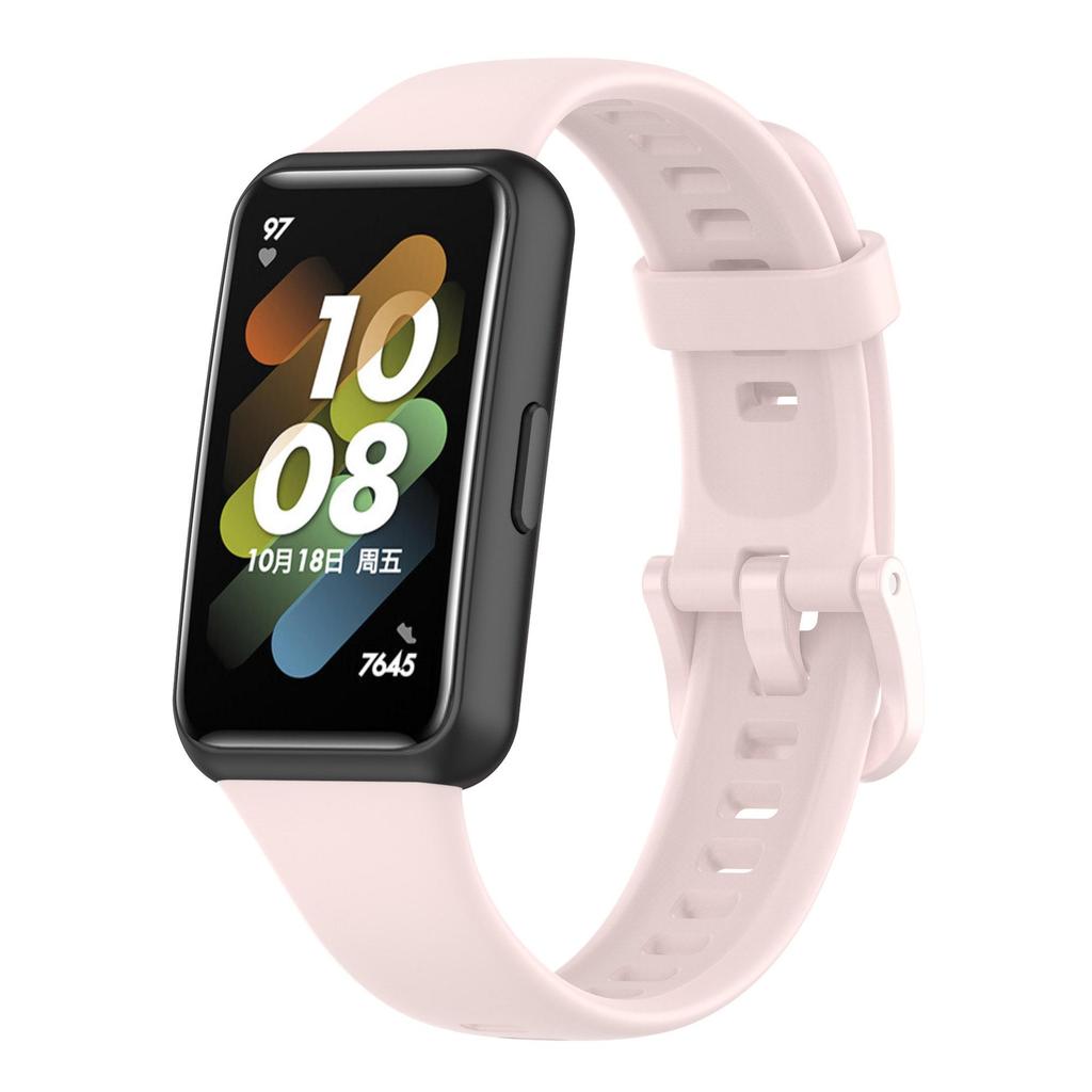 Soft Silicone Strap For Huawei Band 7 Original Sports Breathable Replacement Comfortable Wristband For Huawei Band 7 Accessories