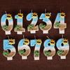 Ocean Beach Number Birthday Candle Cake Party Decoration Birthday 1st Birthday Handmade Candle 0-9