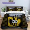 Ropa de cama con estampado SBV Vitesse Decoración del hogar Regalo de cumpleaños y festival (1 * funda nórdica + 2 * fundas de almohada, sin núcleo)