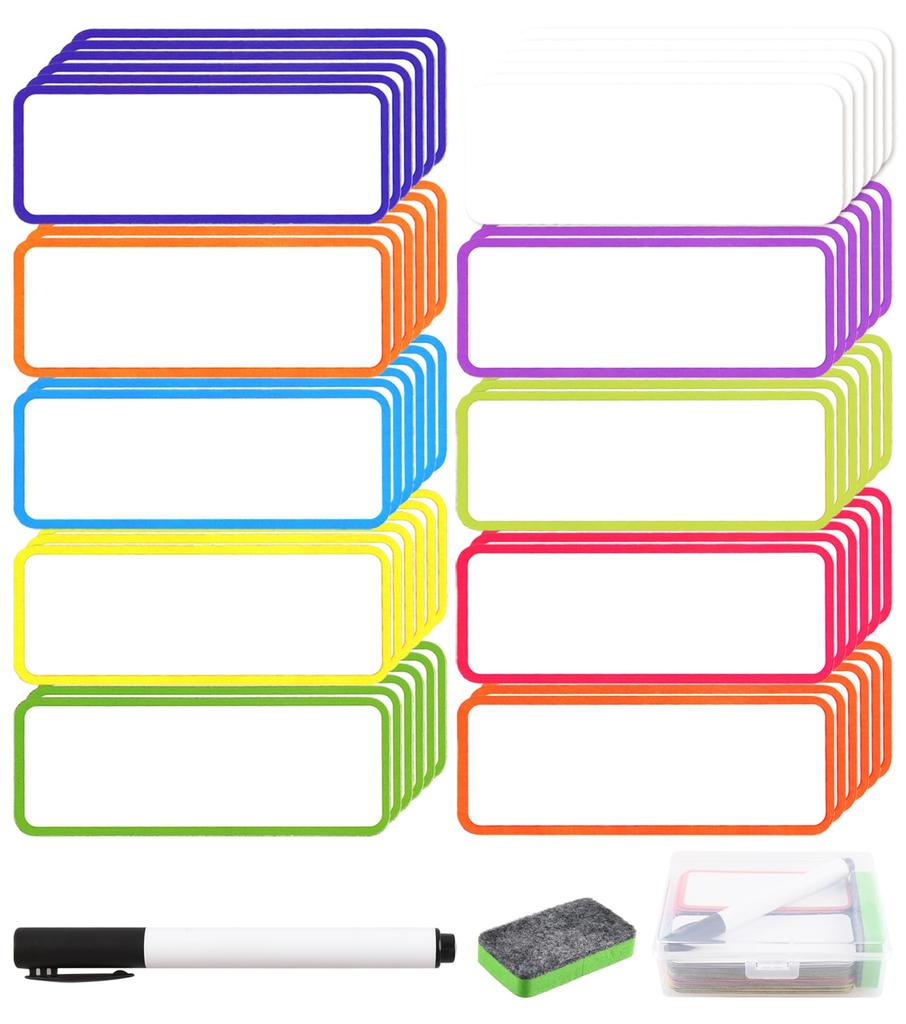 Magnetic Labels for 60 Sheets In 10 X Inches X Ideal for and Schedule Management Whiteboards, Colors, Waterproof, Reusable, 1.0 3.0 (2.9 7.9 Cm),